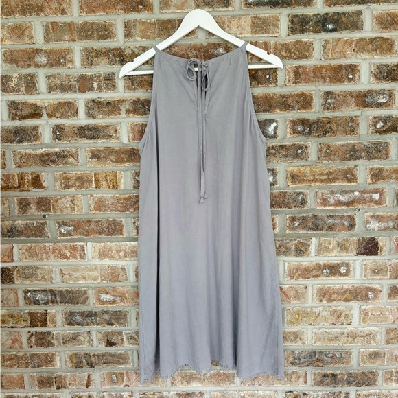 Anthro Cloth & Stone Gray Sleeveless Dress Medium - Picture 7 of 7